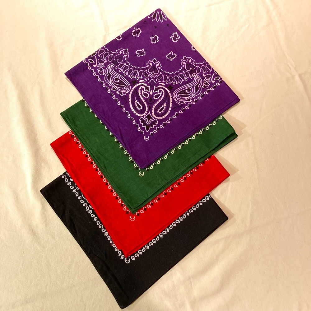 Bandannas -- set of four